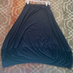 Black tulip shaped skirt